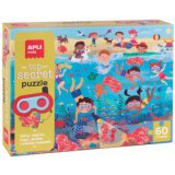 Puzzle secret 'La plage', 60 pièces