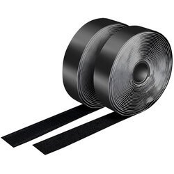 Ruban auto-agrippant, set de 2, 25 mm x 5 m, noir