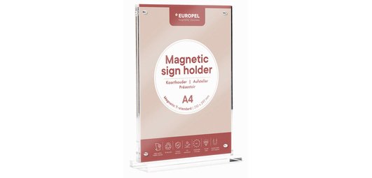 Tischdisplay LUXE A5-Hochformat gerade