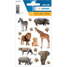 Sticker DECOR 'Animaux d'Afrique', en papier