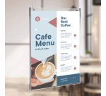 Porte-affiche, A3 portrait, transparent