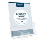 Porte-brochures, A4, avec compartiment pour cartes