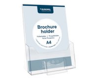 Porte-brochures, A4, avec compartiment pour cartes