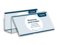 Bac cartes de visite OPUS 2 comptoir avec espace carte acryl