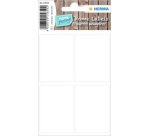 Étiquette de cuisine HOME, 40 x 55 mm, blanc