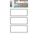 Étiquette de cuisine HOME, 82 x 36 mm, bord gris