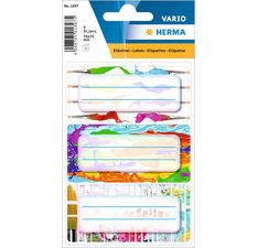 Étiquette pour livres VARIO 'Couleurs', 76 x 35 mm