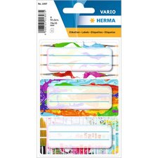 Étiquette pour livres VARIO 'Couleurs', 76 x 35 mm