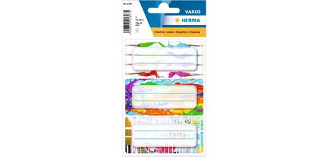 Étiquette pour livres VARIO 'Couleurs', 76 x 35 mm