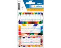 Étiquette pour livres VARIO 'Crayons', 76 x 35 mm