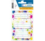 Étiquette pour livres VARIO 'Taches de peinture'