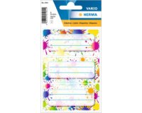 Étiquette pour livres VARIO 'Taches de peinture'