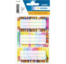 Étiquette pour livres VARIO 'Pinceaux', 76 x 35 mm