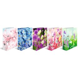 Assortiment de classeurs à motifs 'Fleurs'