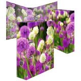 Classeur à motifs fleurs 'Purple Sensation', A4
