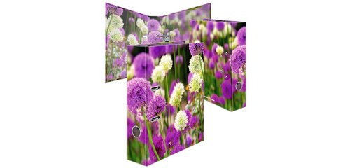 Classeur à motifs fleurs 'Purple Sensation', A4