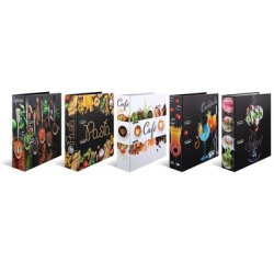 Assortiment de classeurs à motifs 'Flavors'