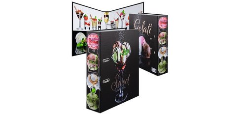 Classeur à motifs Flavors 'Cocktails', A4