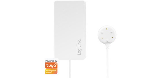Détecteur de fuite d'eau intelligent Wi-Fi, blanc