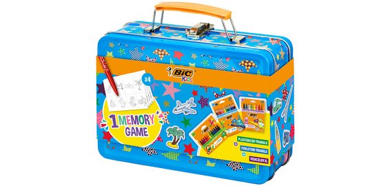 BIC KIDS Kit de coloriage pour le voyage 'MEMORY GAME'