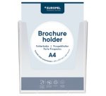Porte-brochures mural, 1/3 A4, transparent