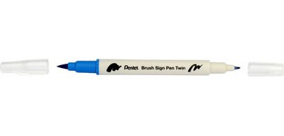PentelArts Feutre pinceau BrushSignPen Twin, set de 12