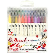 PentelArts BrushSignPen Twin penseelviltstift, set van 30