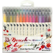 PentelArts Feutre pinceau BrushSignPen Twin, set de 6
