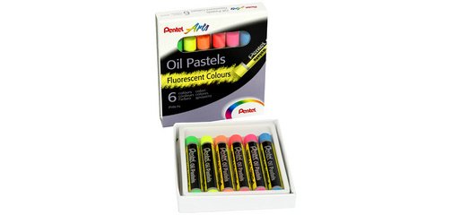 Arts Pastels à l'huile PHN-F6, set de 6, fluorescents