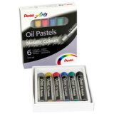 PentelArts Oliepastel PHN-F6, set van 6, metallic