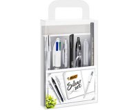 BIC Kit d'écriture 'SILVER' avec carnet de notes, 8 pièces