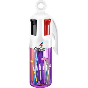 BIC Stylo à bille rétractable collection 4 Colours, pot de 6