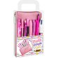 BIC Kit d'écriture 'PINK & PURPLE' avec trousse, 10 pièces