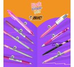 BIC Kit d'écriture 'PINK & PURPLE' avec trousse, 10 pièces