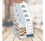 Porte-brochures, A5 portrait, transparent