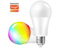 Ampoule LED WiFi Smart, compatible Tuya, E27, blanc