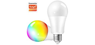 Ledlamp WiFi Smart, compatibel Tuya, E27, wit