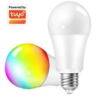 Ampoule LED WiFi Smart, compatible Tuya, E27, blanc