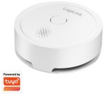 Détecteur de fumée Smart Wi-Fi, blanc