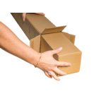 smartboxpro Tube d'expédition, pour formats A2, brun