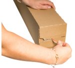 smartboxpro Tube d'expédition, pour formats A2, brun