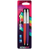 Stylo à bille rétractable JOTTER RETRO WAVE,pack de 2