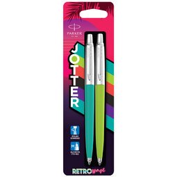 Stylo à bille rétractable JOTTER RETRO WAVE,pack de 2