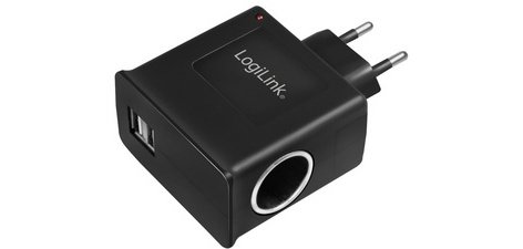 Chargeur AC/DC, avec allume-cigare femelle