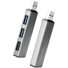 Hub USB 3.2 Gen2, 3 poorten, aluminium