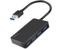 Hub USB 3.2 Gen1 4 ports, noir
