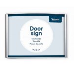 Plaque de porte, 150 x 200 mm, argent