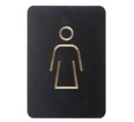 Pictogramme 'WC hommes', noir
