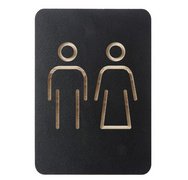 Pictogramme 'WC femmes', noir