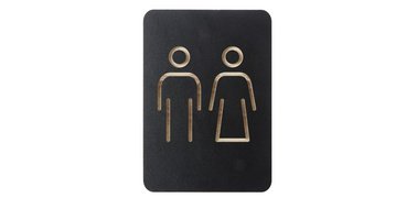 Pictogramme 'WC femmes', noir
